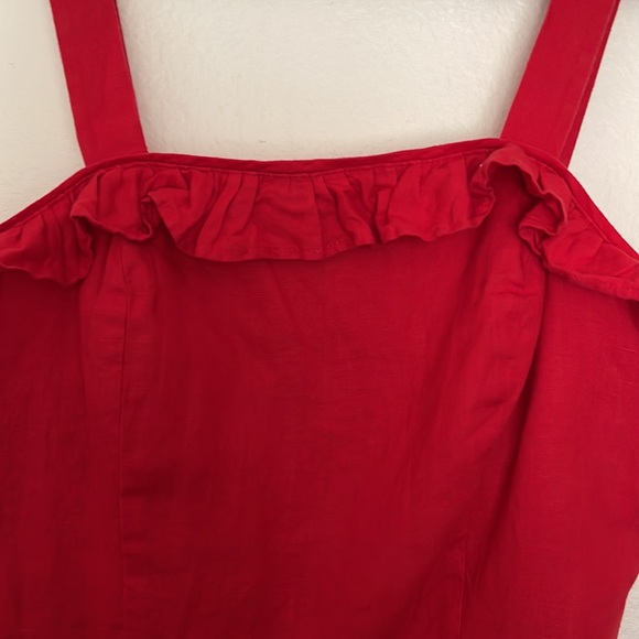 Mango. Size 6 US. Color red - Picture 3 of 11